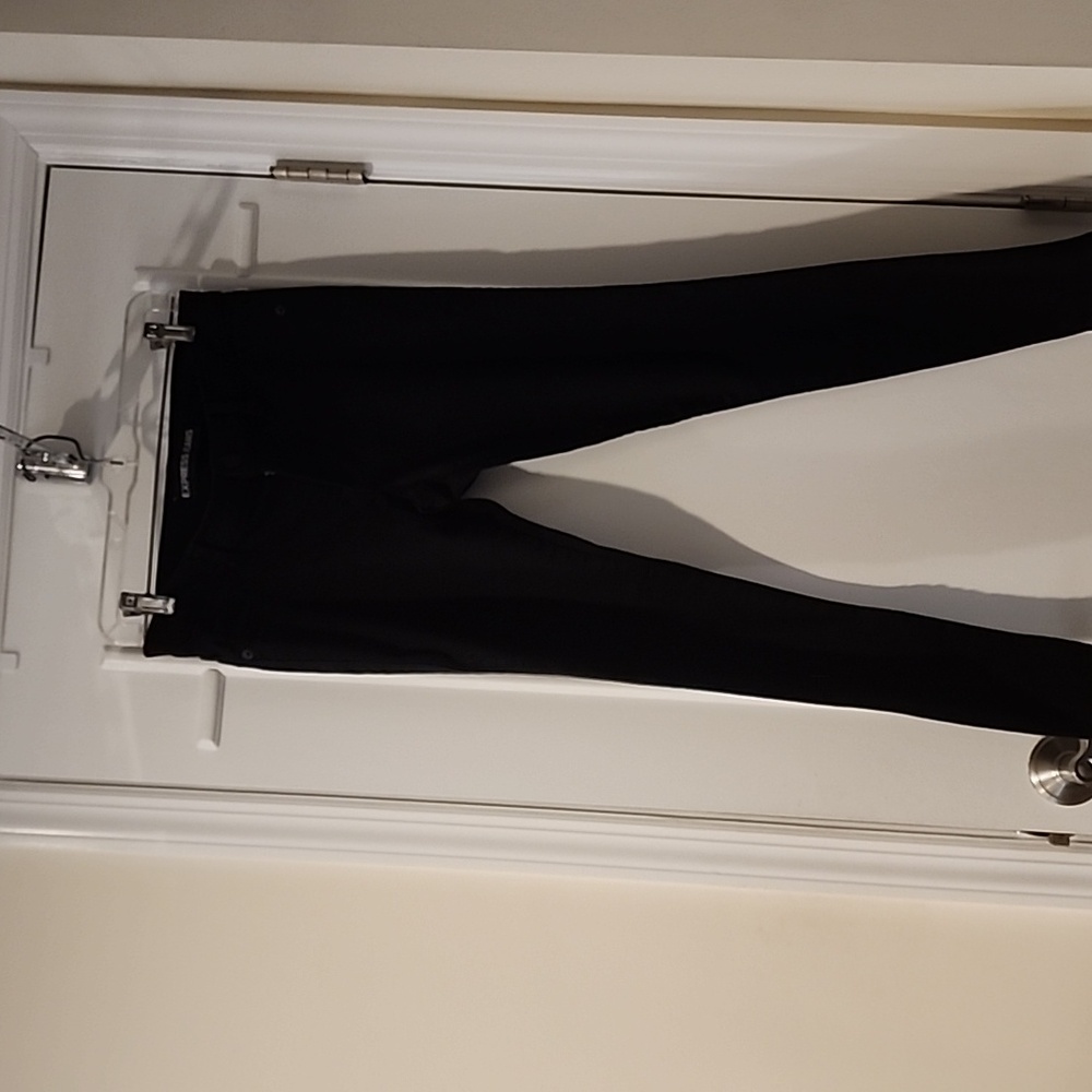 Express Low Rise Legging Jeans - Black - size 6 short